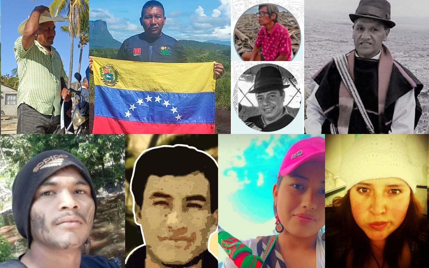 En memoria a 52 personas defensoras Indígenas quienes fueron asesinadas